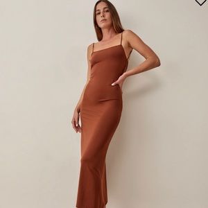 Reformation Chesnut HEX dress